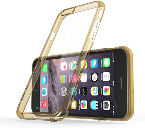QuGi® iphone 6 case Air Cushioned Transparent Hybrid Bumper Case for the Apple iPhone 6 (4.7in) ●Crystal Clear "Liquid Skin" Smartphone Accessory ●Ultra Slim Cell Phone Protection That Increases Grip To Prevent Drops &amp; Slips ●Made With Anti-Scratch TPU Technology