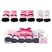 3-Piece Little Shoe Socks Gift Set, Pink, 0-9 months