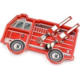 KidsFunwares UTU2HO0001 Me Time Fire Engine Dinnerware Set, Red