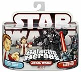 Star Wars Galactic Heroes Darth Vader & Princess Leia Figure Set