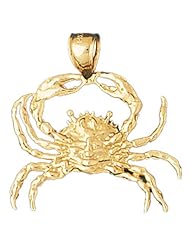 CleverEves 14K Gold Pendant Crabs 5.3 - Gram(s)
