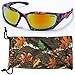 VertX Mens Camouflage Sunglasses Sport Fishing Hunting Outdoor Free Camo Pouch
