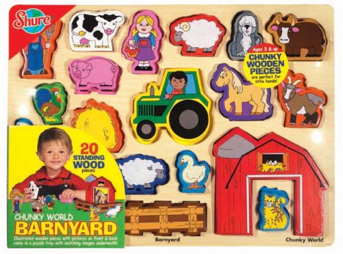 Shure - Chunky World Barnyard Puzzle
