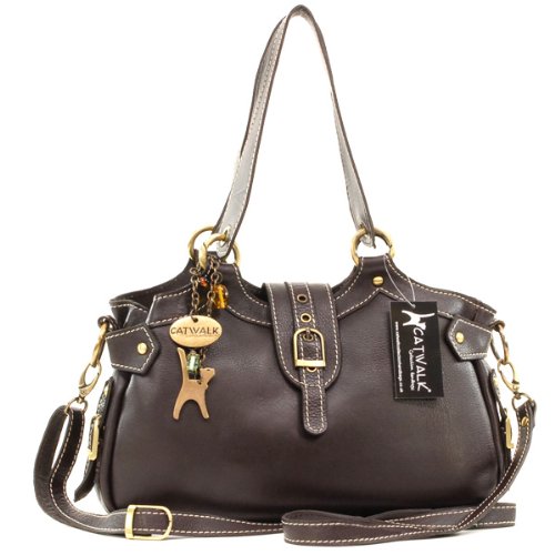 Sac à main Nicole signé Catwalk Collection - Marron