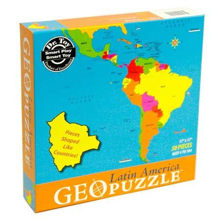 Childrens Toyshop  Toys : GeoPuzzle Latin America