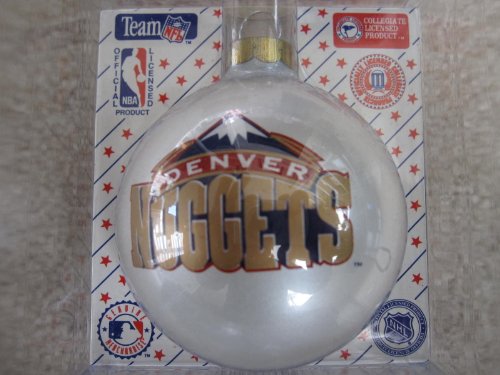 Glass Ball Ornament of the Denver Nuggets