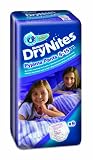 Huggies DryNites Pyjama Pants for Girls 8 to 15 Years - 3 x Convenience Packs of 9 Pants (27 Pants)