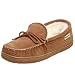 BEARPAW Women's Moc Shearling Moccasin,Chestnut,7 M US