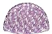 Eco Friendly and Sustainable Corn Beanie Hat- Pink Multi- 3 to 6 Months Size