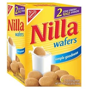 Nabisco Nilla Wafers Two 15 Ounce Packs Box