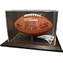 Caseworks New England Patriots Mahogany Zenith Football Display Case Display