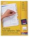 Avery 16280 - Printable Repositionable Plastic Tabs, 1 1/4 Inch, White, 96/Pack-AVE16280