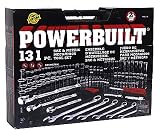 Alltrade 640194 Powerbuilt Mechanics Tool Set 131 Pc