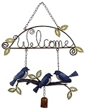 Sunset Vista Designs Garden Essentials Birds of a Feather Birdies Welcome Sign, 18-Inch Long