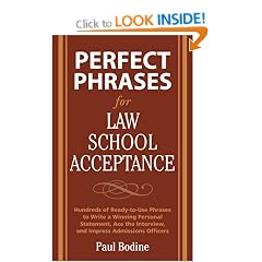 Perfect Phrases for Law School Acceptance