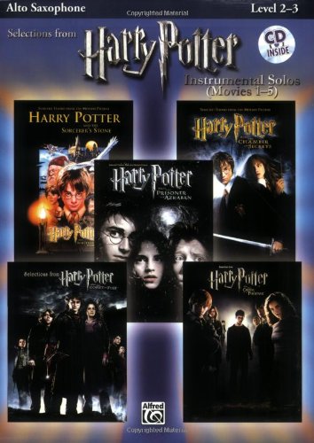 Harry Potter, Instrumental Solos Book & CD (Movies 1-5): Alto Sax (Harry Potter Instrumental Solos (Movies 1-5): Level 2-3)