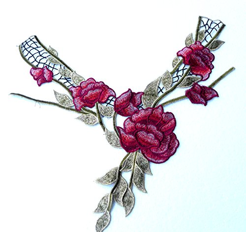 Floral Bouquet Lace Applique Bridal Dress Trims Sewing
