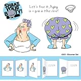 Art Impressions Shake Your Booty Cling Rubber Stamp, 7 by 4-Inch, Bloomer Set