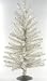 Silver Tinsel Christmas Tree Wedding Table Top Art