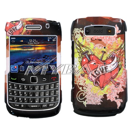 Blackberry Bold 9700 9780 Love Tattoo Design Protector Case