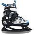Playlife Kinder Eisskate Billy Adjustable, schwarz-blau, 38-41