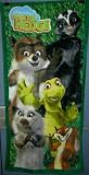 Over the Hedge Movie Animals Beach Towel