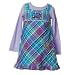 Toddler Little Girls Clothing PURPLE PLAID Dress FLAPDOODLES 2T-6x