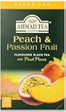 Ahmad Tea Peach & Passion Fruit Black Tea, 20-Count Boxes (Pack of 6)