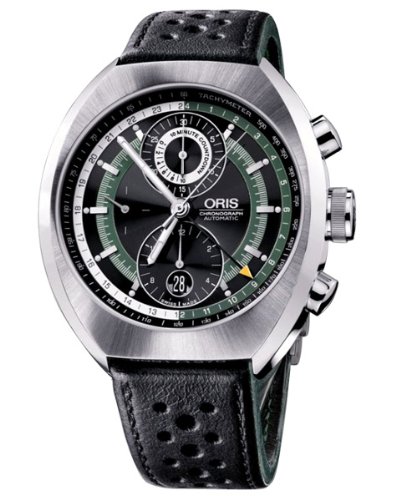 Oris Men's 677 7619 4154LS Chronoris Limited Edition Black Dial Watch