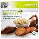 Sprout Organic Stage 2 Baked Sweet Potato and White Beans - 3.5 oz - 12 pack --