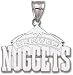 Denver Nuggets Solid Sterling Silver Logo Giant Pendant