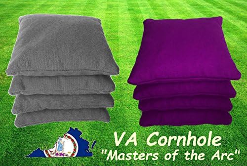 8 All Weather Regulation 6"x6" Cornhole Bags - 17 Colors Available. Free Expedited Shipping! Made in USA by VA Cornhole!