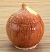 Yellow Onion Ceramic Storage Container by Home Gourmet