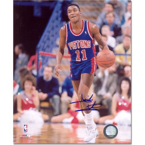 Mounted Memories Detroit Pistons Isiah Thomas Autographed Photo