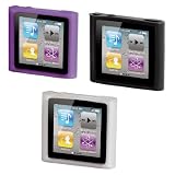 Hama Sport Case MP3-Taschen-Set f&uuml;r Apple iPod nano 6G transparent/schwarz/lila