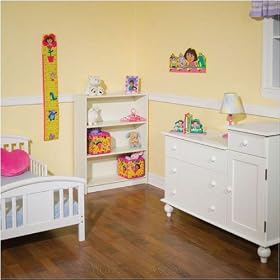Dora the Explorer Room Decor 11 Piece & Storage Step Stool