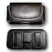 Premium Horizontal Leather Pouch Case with Belt Clip for Pantech Ease P2020 P-2020