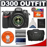 Nikon D300 Digital SLR Camera with Nikon 18-135mm AF-S DX Lens + 4GB CompactFlash Card + EN-EL3e Battery + Case + Cameta Bonus Accessory Kit