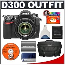 Nikon D300 Digital SLR Camera with Nikon 18-135mm AF-S DX Lens + 4GB CompactFlash Card + EN-EL3e Battery + Case + Cameta Bonus Accessory Kit