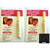 Renoir x2 Brush It Away Instant Hairline Touch-up Black + 7in Brilliance Comb