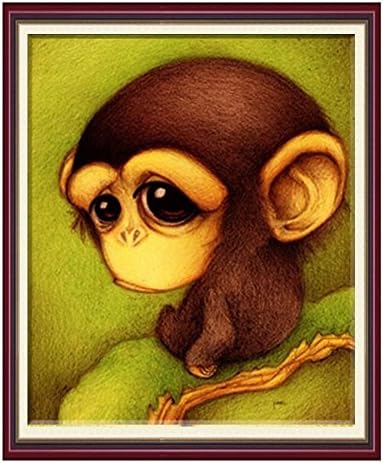 Ology(R)- 20x25cm 5D DIY Animal Series Diamond Painting Resin Full Rhinestone Home Decoration Cross-stitch Kit