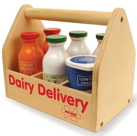 Childrens Toyshop  Toys : BIGJIGS Dairy Delivery