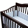 BreathableBaby Breathable Safer Bumper - Blue