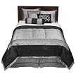 - Gray Cosmopolitan 7-pc. Comforter Set - Queen