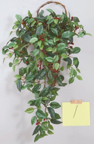 光触媒アートフラワー　壁掛ローレルＡ５２０３－５０