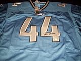 GAI Authentic Jahvid Best Autograph Blue Detroit Lions Jersey