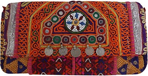 Jaipur Forever Women's Bohemian Vintage Clutch Bag Tribal Ethnic Clutch 15Cm 26Cm Antique Color