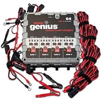 NOCO Genius G4 6V/12V 4.4 Amp 4-Bank Smart Battery Charger and Maintainer