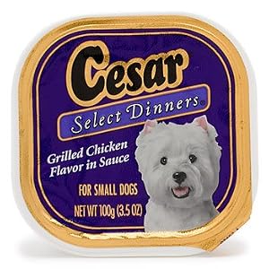 Cesar Canine Cuisine, Grilled Chicken Flavor, 3.5 oz (Pack of 24)