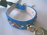 Eigenschaften Tahbitha and Angus  / Confetti Strasshalsband mit Leine blau